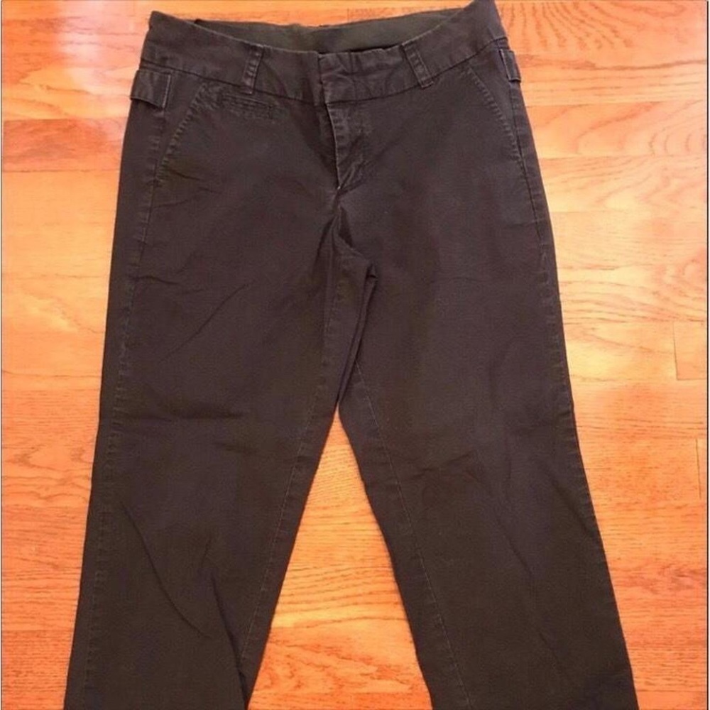 WOMENS NORMA KAMALI BLACK CAPRI PANTS SUMMER YOGA SIZE 4 NYC DESIGNER